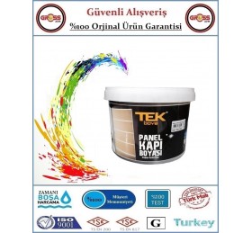 Tek Su Bazlı Panel Kapı Boyası 0,75 Litre - Beyaz