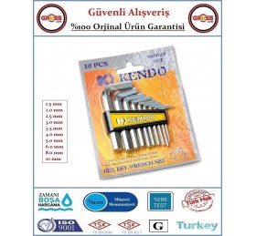 Kendo Alyan Anahtar Takımı - 10 Parça