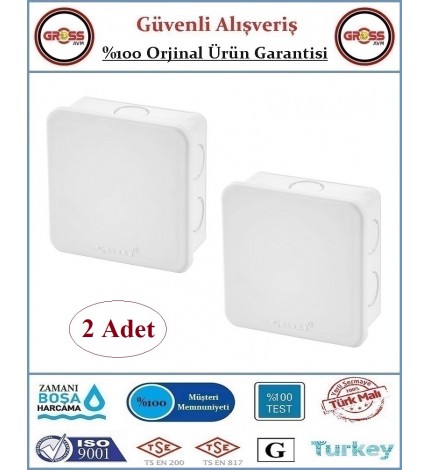 Çebi Kare Antigron Buat Kutusu -  85x85x40mm - 2 Adet