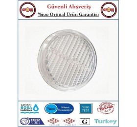 Doğalgaz Havalandırma Cam Menfezi - Sert Plastik - Şeffaf