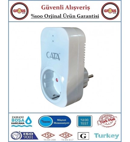 Cata Akım Korumalı Priz - 4000W - 918 Joule