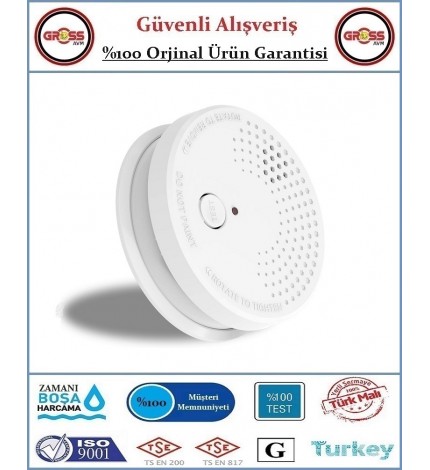 Cata Kablosuz Duman Dedektörü - 85DB - Pil Dahil Değildir