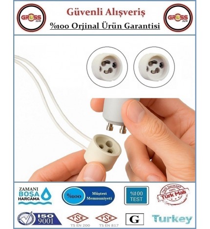 Cata GU-10 Porselen Duy - 2 Adet