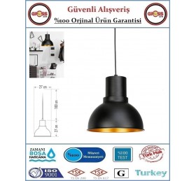 Cata Dekoratif Sarkıt Armatür - Metal Gövde