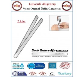 Demir Testere Ağzı Geniş - Çift Taraflı Ağız - 2 Adet