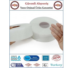 Derz Bandı Yapışkanlı - Alçı Sıva Altı File Bant - 4.8X45 Metre