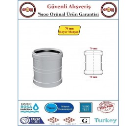 Fırat PVC Kayar Manşon - 75mm 