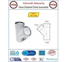 Fırat PVC Tek Çatal - 75x75