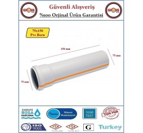 Fırat PVC Boru - 75x150mm 