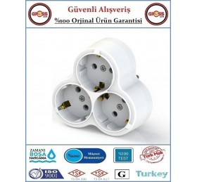 Üçlü Topraklı Golyat Fiş Priz