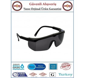 Kaynakçı Siyah Camlı Koruyucu Gözlük