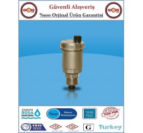 Türkoğlu Otomatik Hava Tahliye Cihazı - Purjör 1/2''