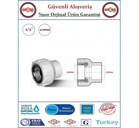 Fırat PPRC İç Dişli Rakor - 20mm - 1/2''