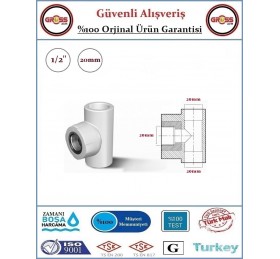 Fırat PPRC İç Dişli TE - 20mm - 1/2''