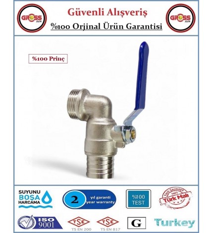 Şenpres Küresel Bas Vana 3/4'' - %100 Prinç