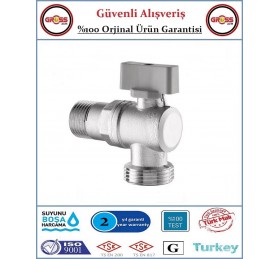 Şahinler Küresel Çamaşır, Bulaşık Makina Musluğu - %100 Prinç