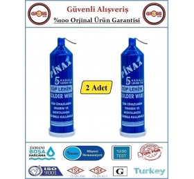 Tüp Lehim Teli - 5 Kanallı - 1,2mm - 2 Adet