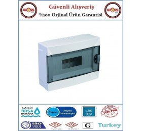 Makel Sıva Üstü Otomatik Sigorta Kutusu - 12'li