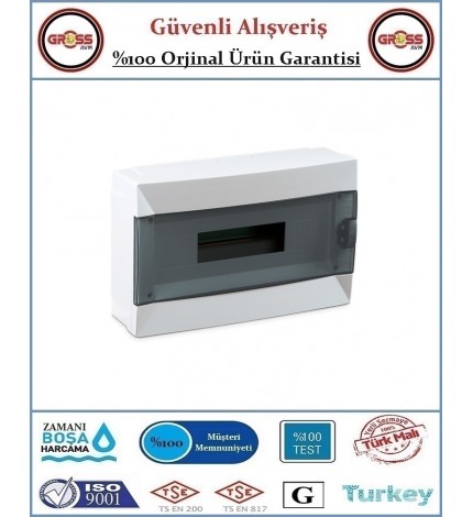 Makel Sıva Üstü Otomatik Sigorta Kutusu - 16'lı