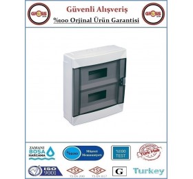 Makel Sıva Üstü Otomatik Sigorta Kutusu - 24'lü