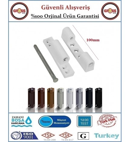 Pimapen Kapı Menteşesi - Metal - 100mm - Beyaz