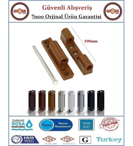 Pimapen Kapı Menteşesi - Metal - 100mm - Kahverengi