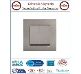 Viko Novella Komitatör - Çerçeve Dahil - Antrasit