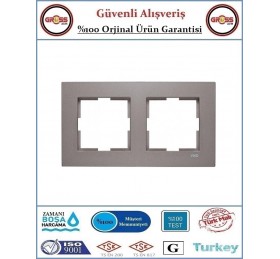 Viko Novella İkili Çerçeve - Antrasit