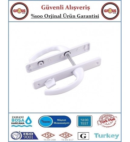 Pimapen Pvc Kapı Kolu - Wc Banyo - 2'li Takım