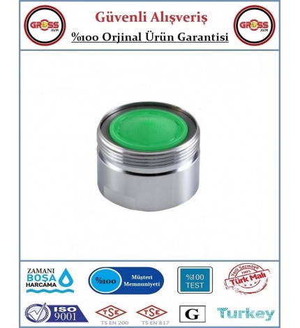 Batarya Boru Ucu Perlatör Dış Dişli - Su Tasarruflu