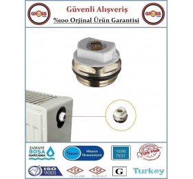 Petek Radyatör Havlupan Hava Alma Purjörü - 1/2''