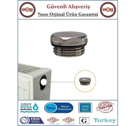 Petek Radyatör Havlupan Kör Tapa - 1/2''