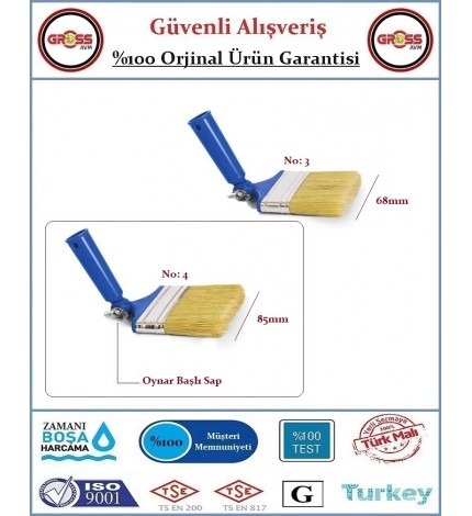 Aldeko Robot Ayarlı Kestirme Boya Fırçası - No: 4