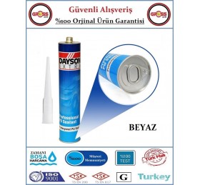 Dayson Pu Profesyonel Silikon Mastik 280ml - Beyaz