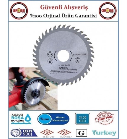 Ahşap Sunta Kesme Testeresi Elmaslı 115mm