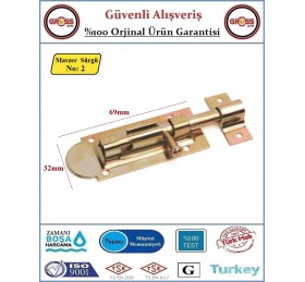 Mavzer Sürgü - Kapı Pencere Sürgüsü - Küçük Boy