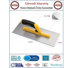 Dekor Plastik Saplı Alçı Malası - Yay Çeliği - 35CM