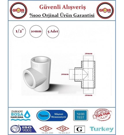 Fırat PPRC TE - 20mm - 5 Adet