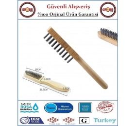 Ağaç Saplı Çelik Tel Fırça
