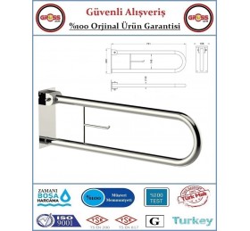 Engelli Tutacağı - Mafsallı Engelli Tutunma Barı 73x23