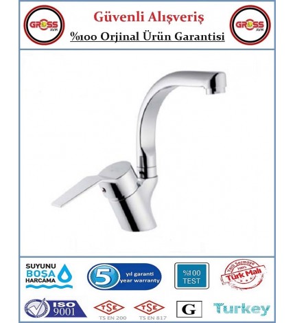 Uzay Spectra Mix Lavabo Bataryası - 40'lık Kartuş