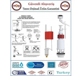 Visam Asos Çift Kademeli Klozet Rezervuar İç Takımı