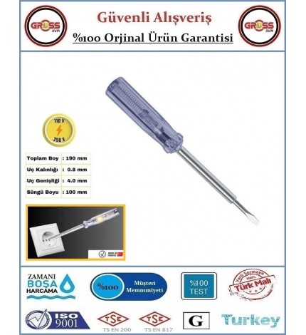 WERT Profesyonel Kontrol Kalemi