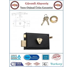 Yuma Dıştan Takma Silindirli Tirajlı Kapı Kilidi - Karşılıksız