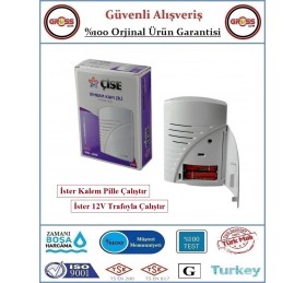 Çise Bim Bam Kapı Zili - İster Kalem Pille Çalıştır - İster 12V Trafo İle Çalıştır