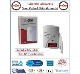 Çise Ding Dong Kapı Zili - İster Kalem Pille Çalıştır - İster 12V Trafo İle Çalıştır