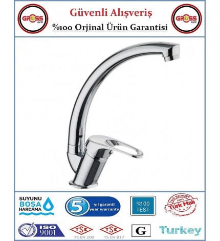Şenpres Hilal Mix Mutfak Evye Bataryası - 40'lık Kartuş