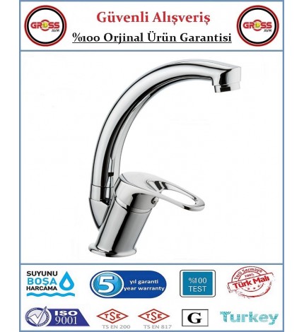 Şenpres Hilal Mix Lavabo Bataryası - 40'lık Kartuş